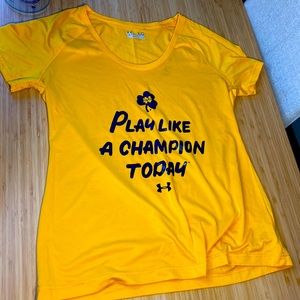 Play like a champion today Notre Dame t shirt
